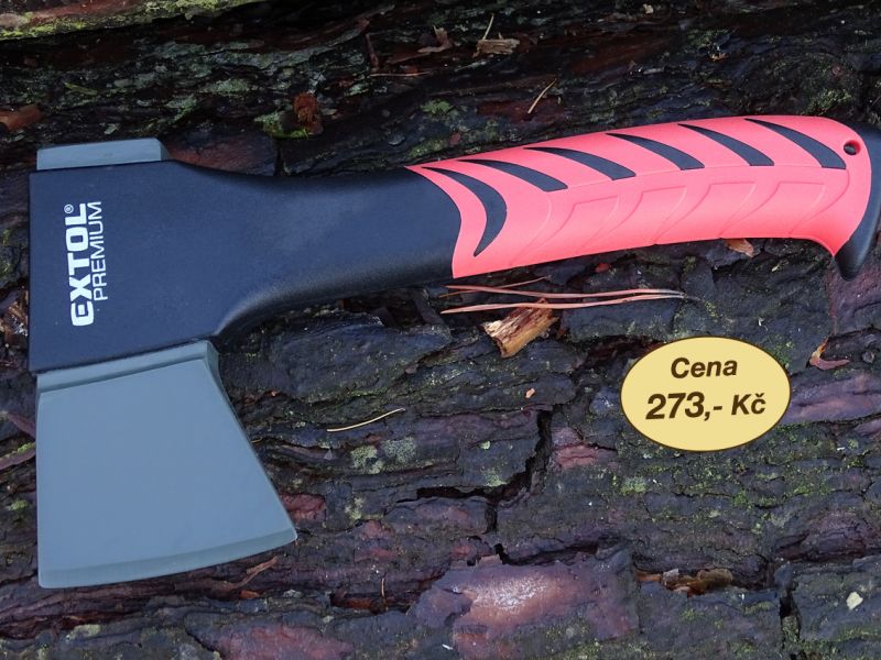 Menší sekací sekera a vůbec nejmenší z celé řady seker Extol Premium váží 550 gramů a její celková délka je 230 milimetrů. Také nejmenší typ sekery má toporo vyrobeno z nylonu s rozšiřujícím se koncem a dvojicí kruhových otvorů pro závěsnou šňůru. Největší šířka ocelového klínu je 17 milimetrů a délka pracovního ostří 67 milimetrů.