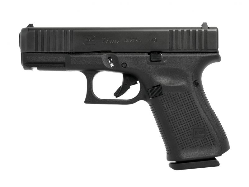 A ještě koukněte na Glock 23 Gen5 z levé strany, ať máme výčet pohledů pěkně ucelený.