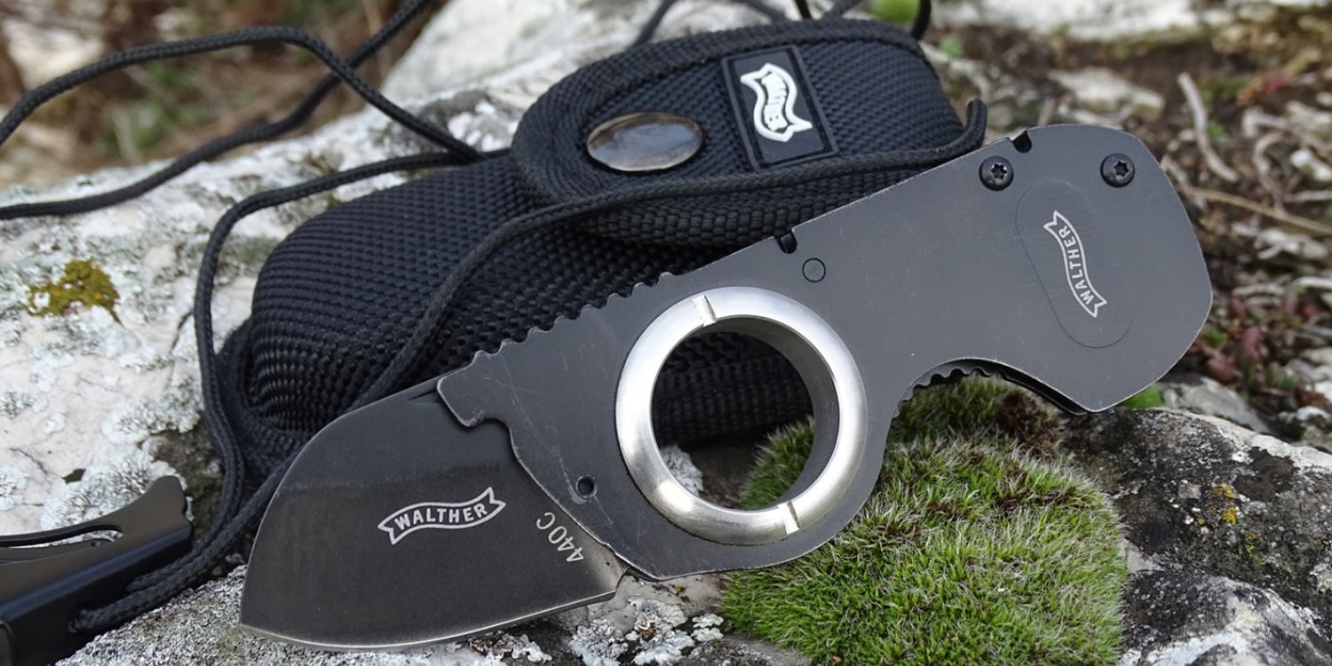 zajímavý zavírací nůž WALTHER NFW